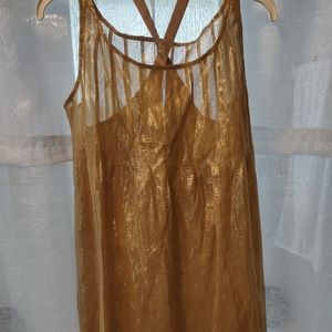 Beautiful gold dress by Kenneth Cole